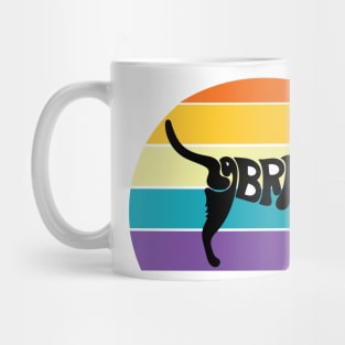 Labrador retro sunset Mug